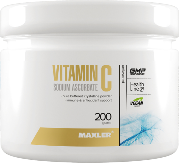MAXLER Vitamin C sodium ascorbate — купить в Хабаровске, спортивное питание 5LB