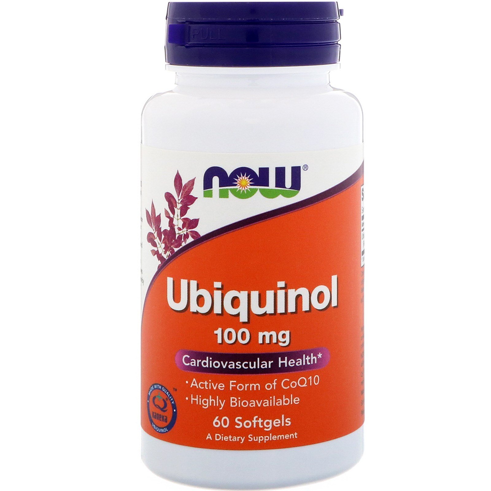 NOW UBIQUINOL 100мг (60 капсул)