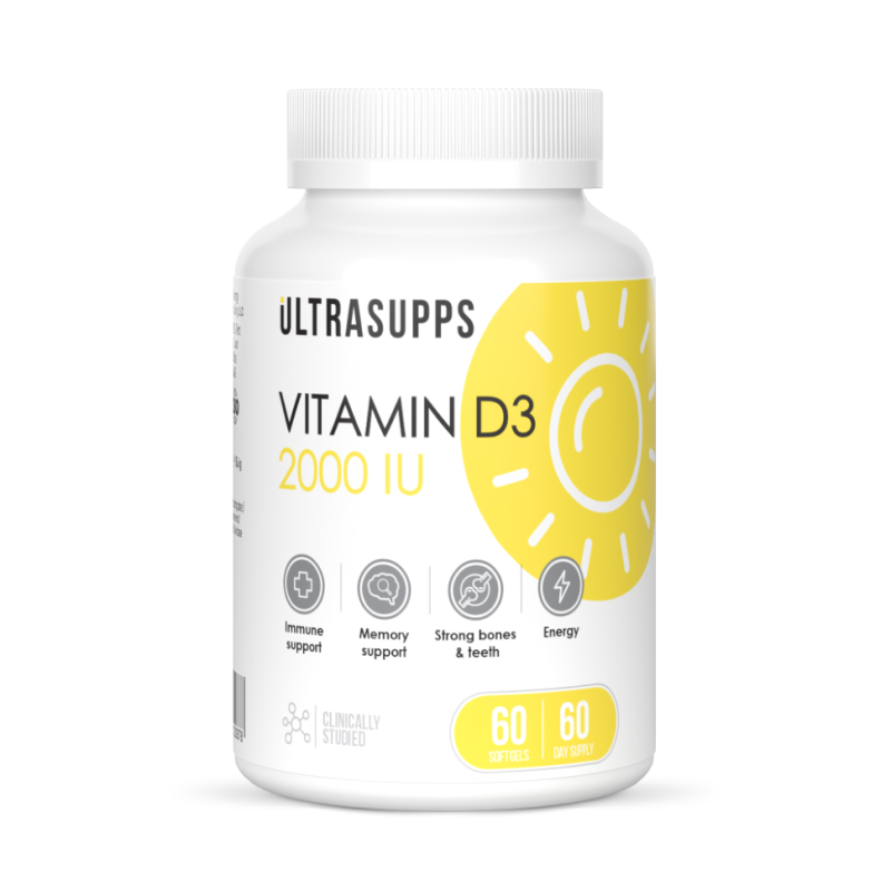 Ultrasupps Vitamin D3 2000 IU