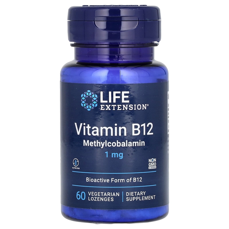 Life Extension Vitamin B12 Methylcobalamin 1мг