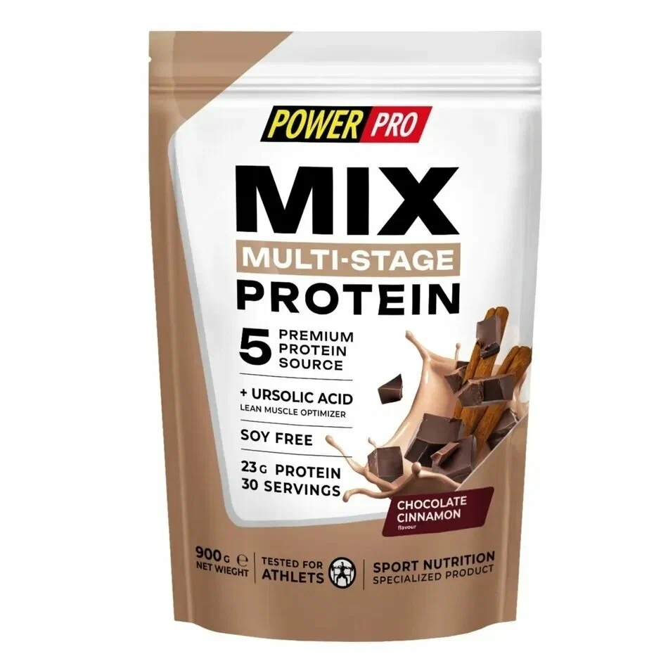 Протеин PowerPRO MIX Multi-Stage 900г
