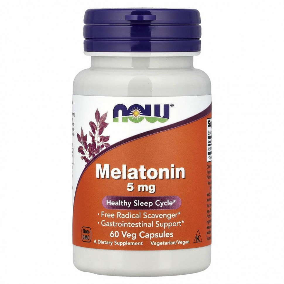 NOW Melatonin 5 мг — купить в Хабаровске, спортивное питание 5LB