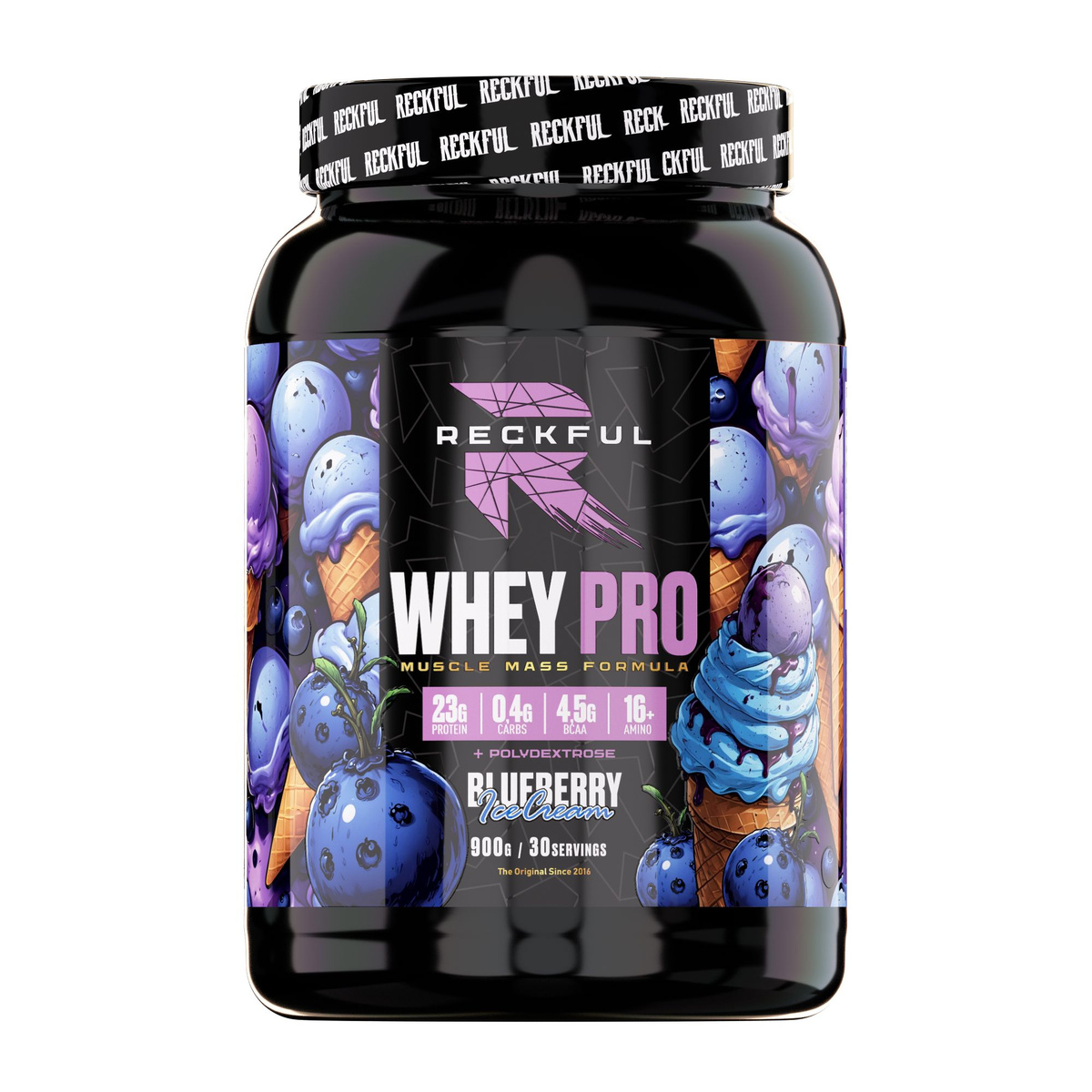 Протеин Reckful Whey+Polydextrose 900г
