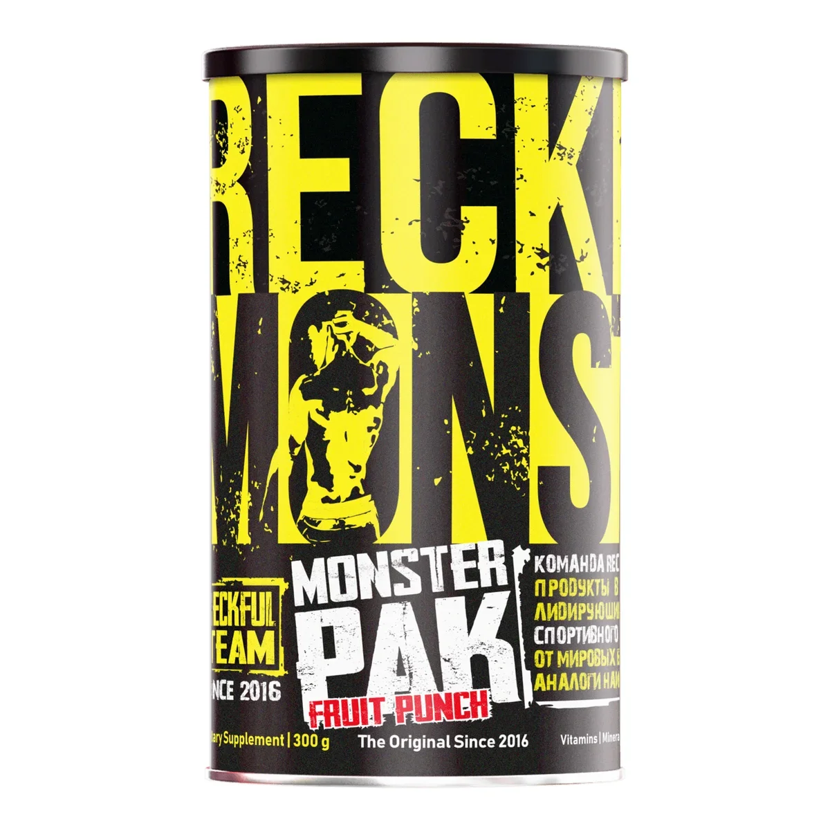 Витаминно-минеральный комплекс Reckful Monster PAK Powder 300г (Фруктовый Пунш)