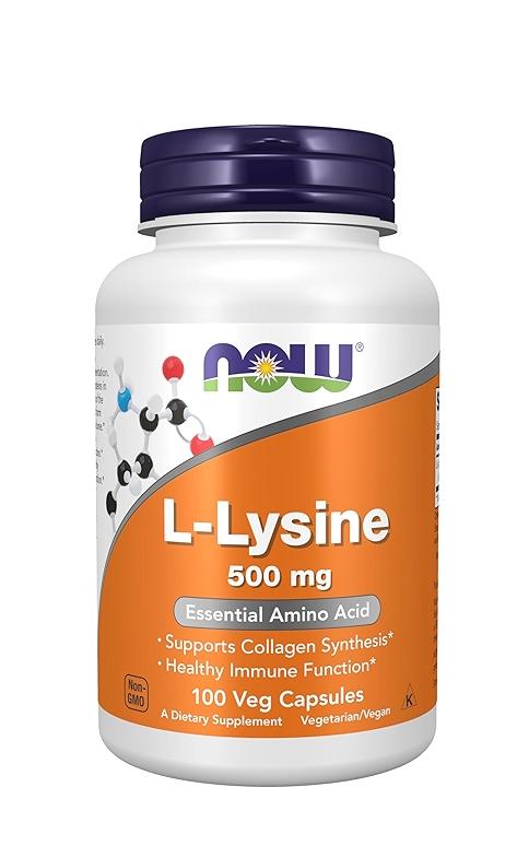 NOW L-Lysine Hydrochloride Amino Acid 500мг