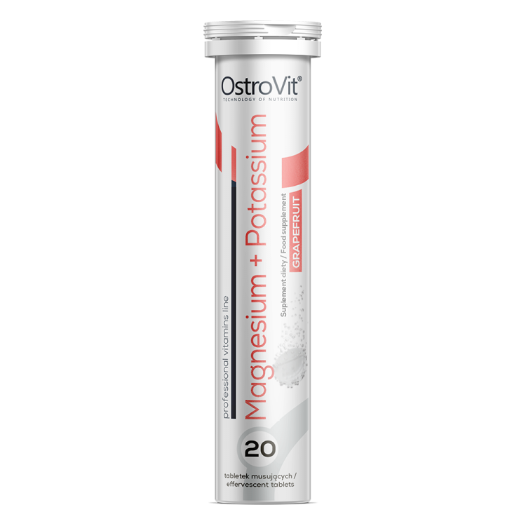 OstroVit Magnesium + Potassium  (20 таблеток Грейфрут)