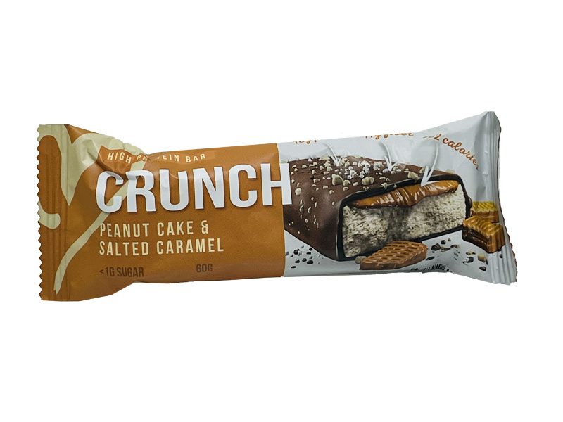 Reckful Батончик протеиновый - CRUNCH BAR 60гр (Арахисовый торт с карамелью)