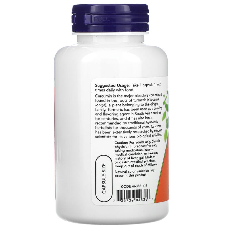 NOW CURCUMIN EXTRACT 95% 665MG 