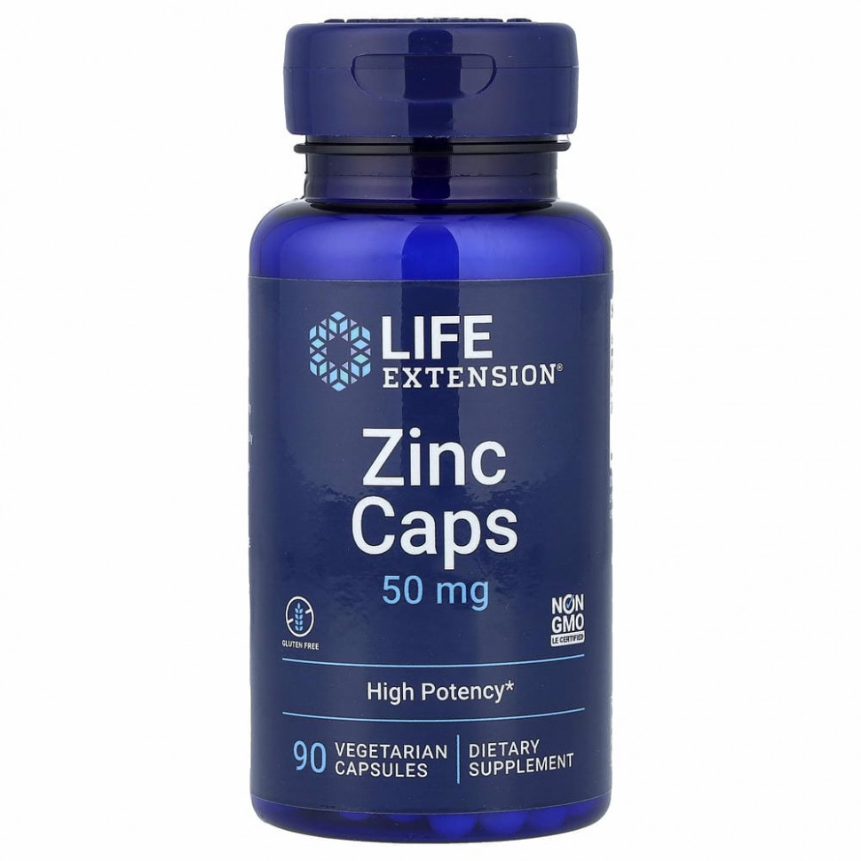 Life Extension Zinc CAPS 50мг