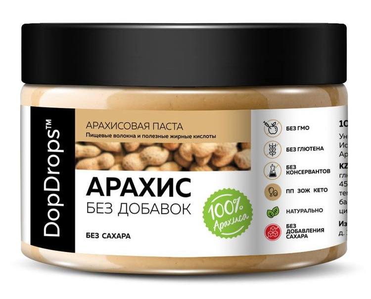 Паста DopDrops 250г (Арахисовая Без Добавок)
