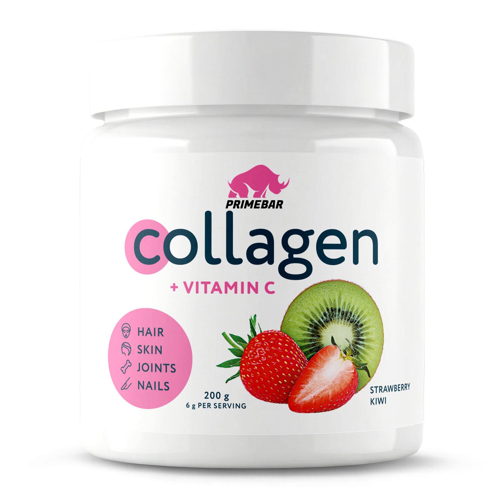 PrimeKraft Collagen 200г (Клубника киви)