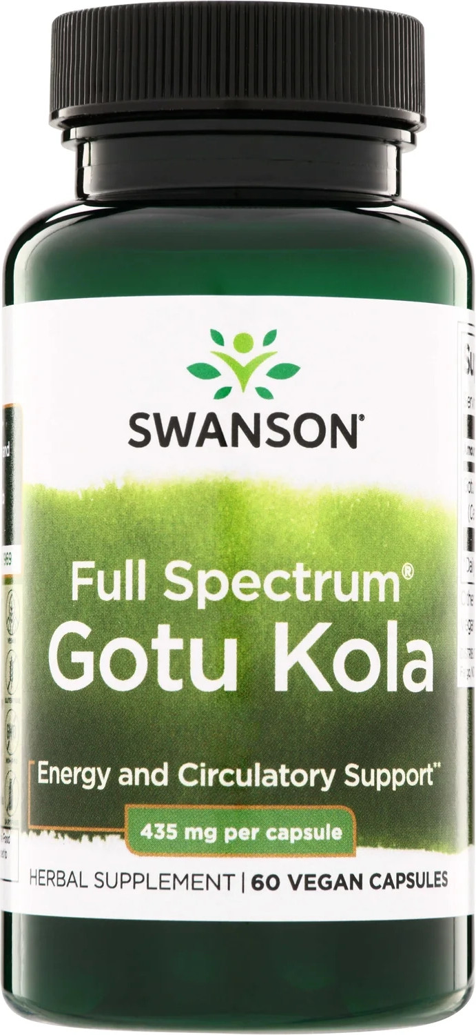 Swanson Full Spectrum Gotu Kola 435мг — купить в Хабаровске, спортивное питание 5LB
