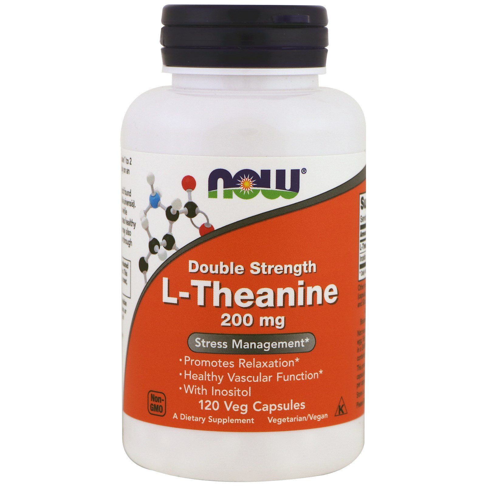 NOW L-Theanine 200мг with Inositol