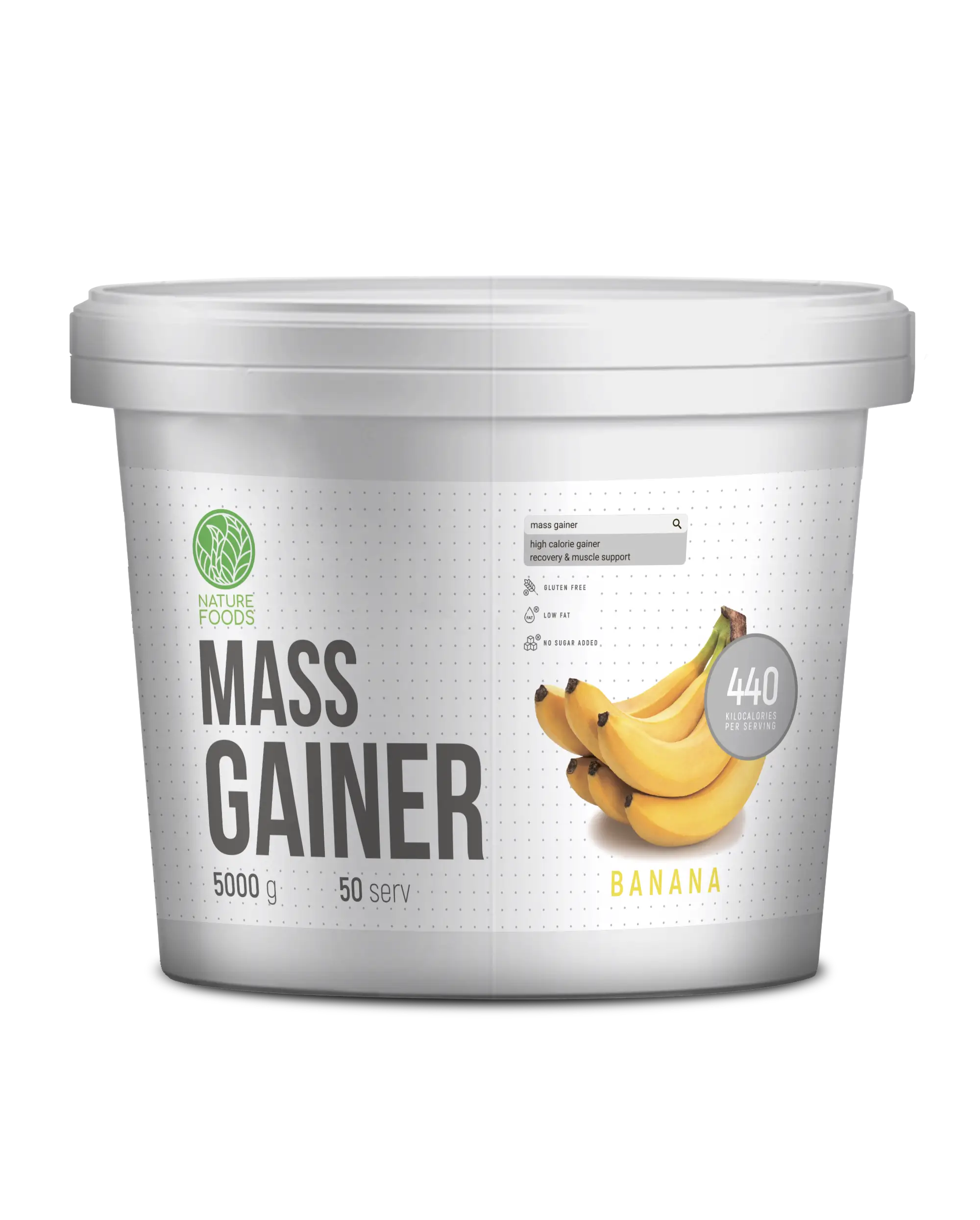 Гейнер Nature Foods MASS Gainer 5000г