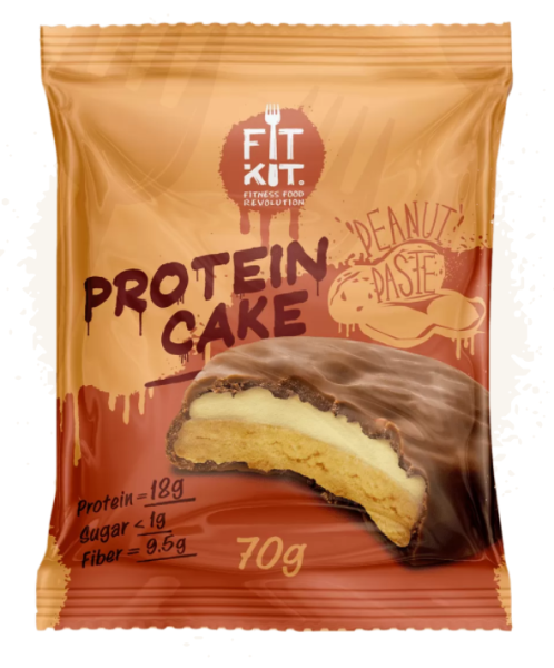 Десерт глазированный FitKit Protein CAKE 50г 