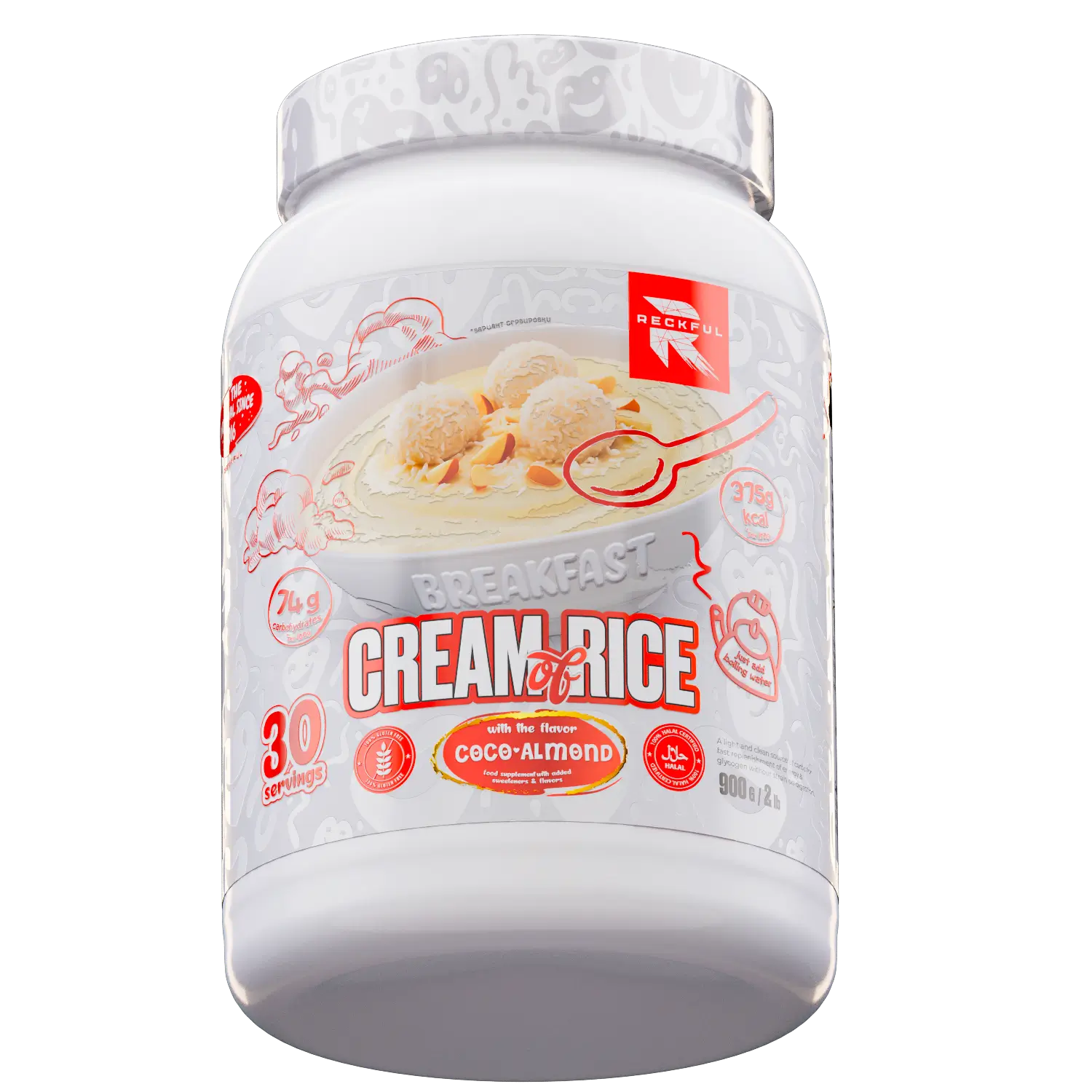 Каша Reckful Cream of Rice 900г