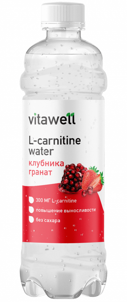 Напиток L-carnitine water Vitawell 500мл