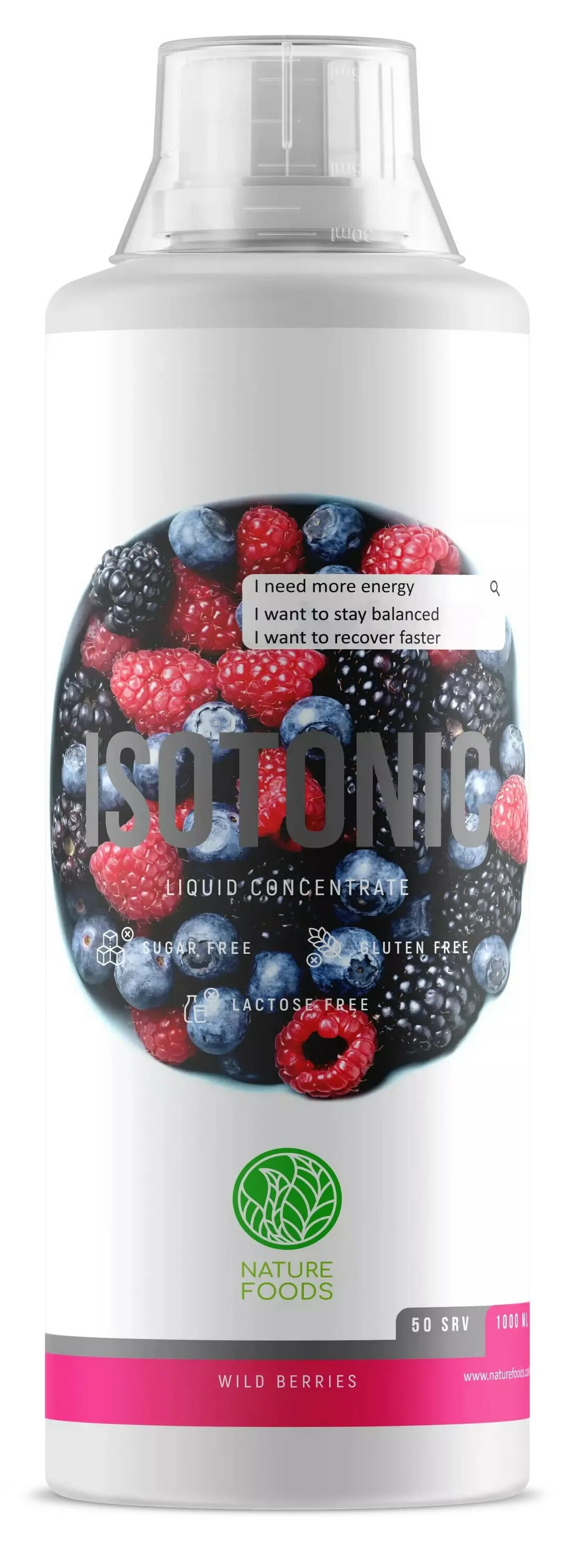 Nature Foods Isotonic Concentrate 500мл (лесные ягоды)