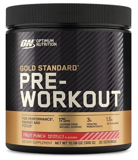Optimum Nutrition Gold Standard Pre-Workout 300г (Фруктовый пунш)