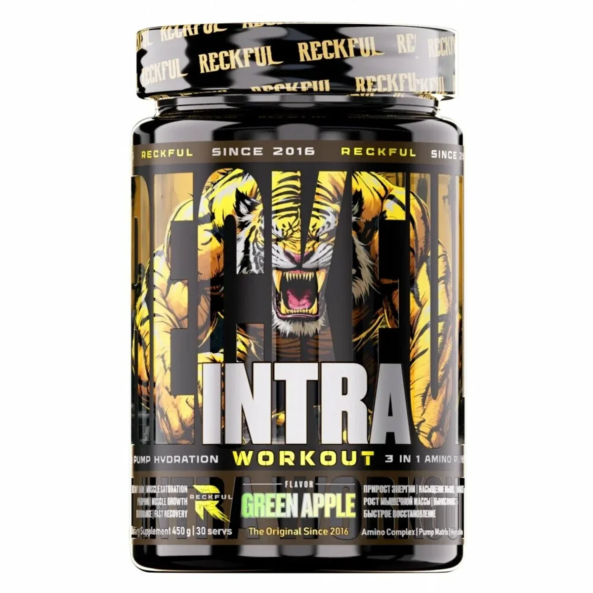 Предтренировочный комплекс Reckful Intra Workout 1serv — купить в Хабаровске, спортивное питание 5LB