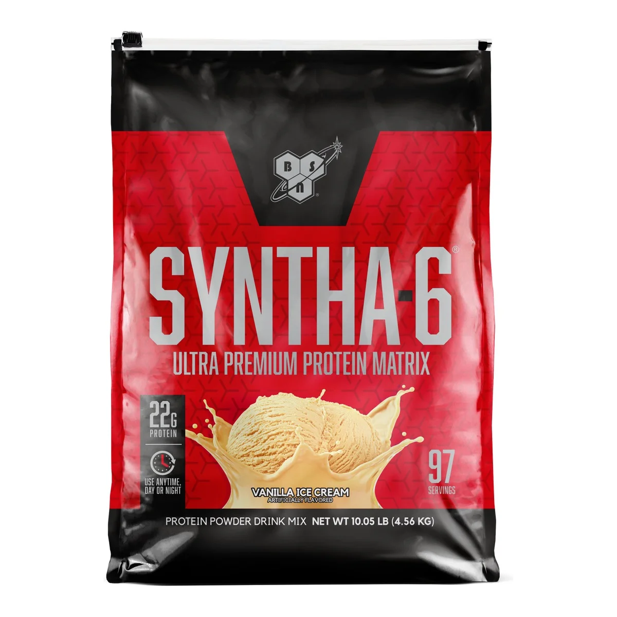 Протеин BSN Syntha-6 10,05lb 4558г (Ванильное Мороженое)