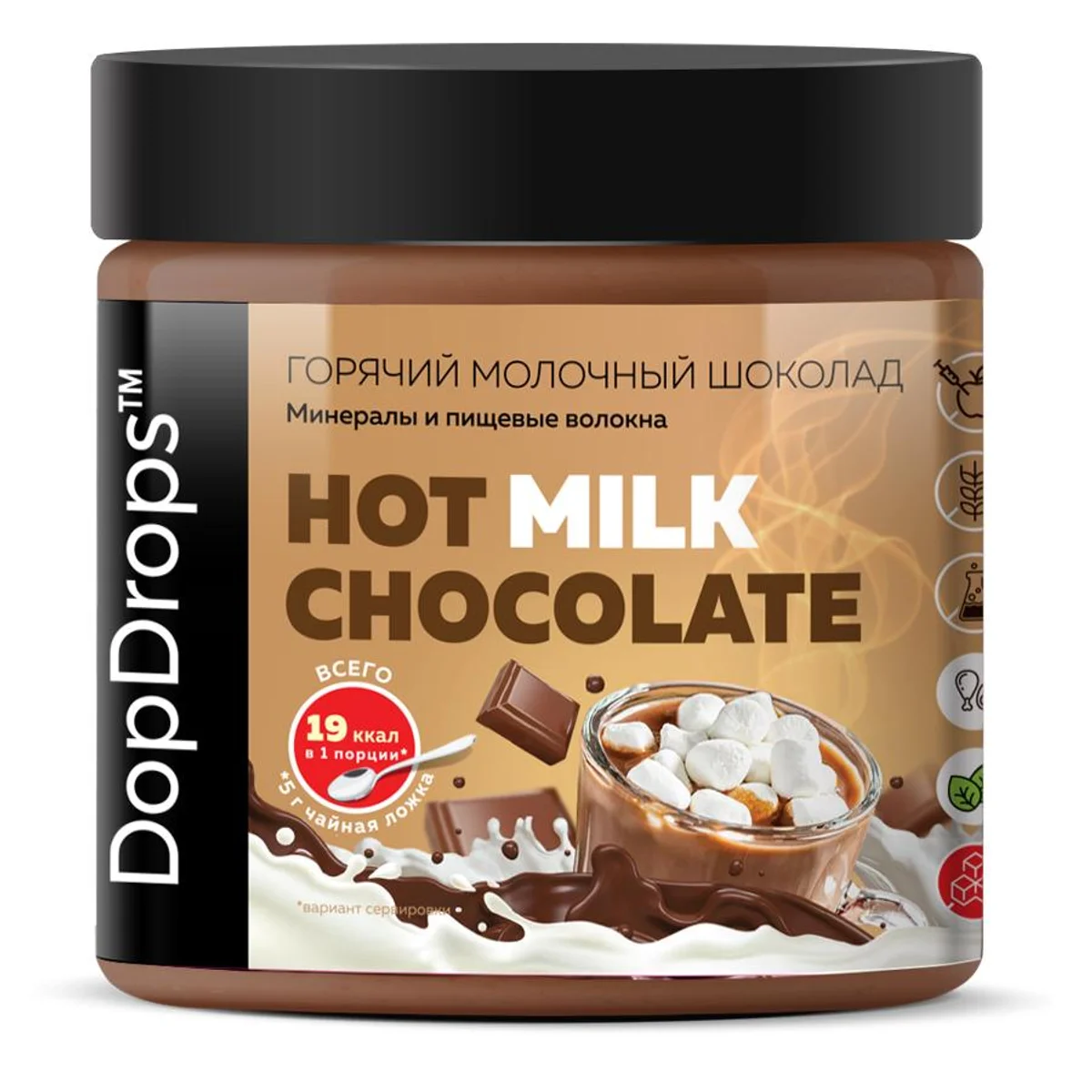 DopDrops Растворимый какао-напиток 280г — купить в Хабаровске, спортивное питание 5LB