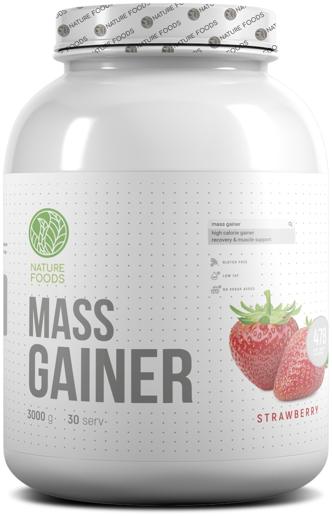 Гейнер Nature Foods MASS Gainer 3000г