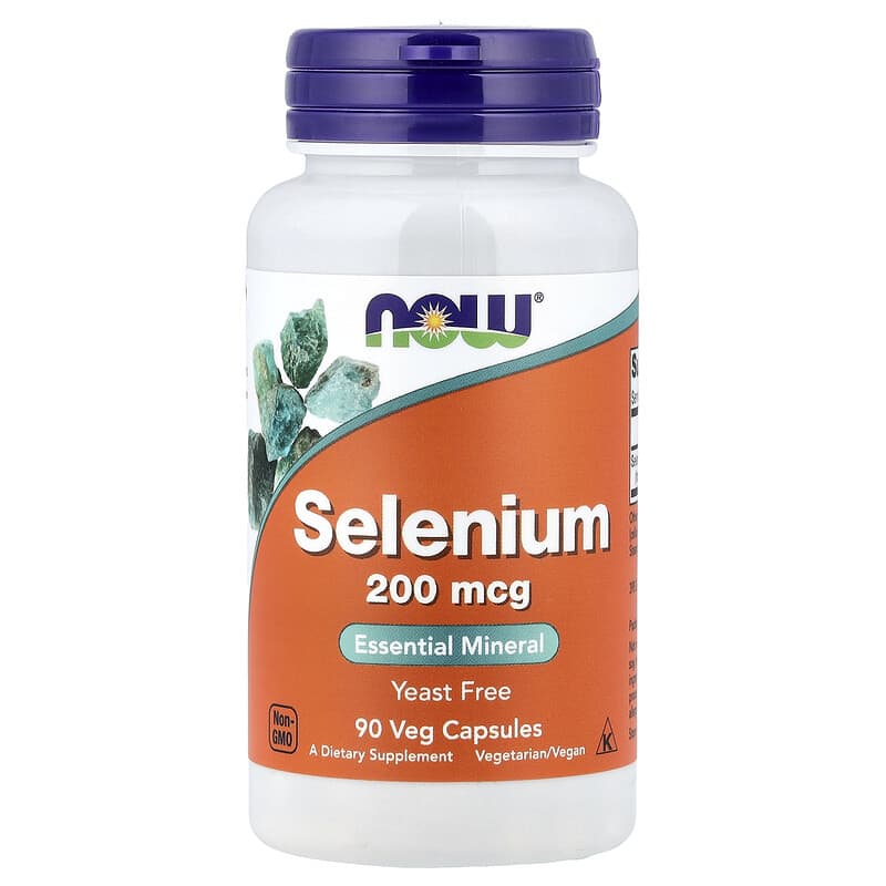 NOW Selenium 200 mcg Yeast Free