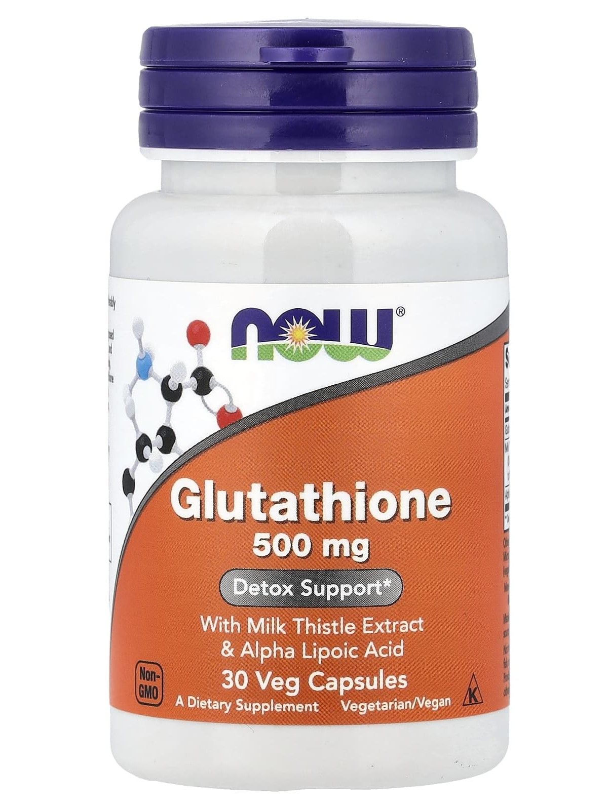 NOW GLUTATHIONE 500мг (30 капсул)
