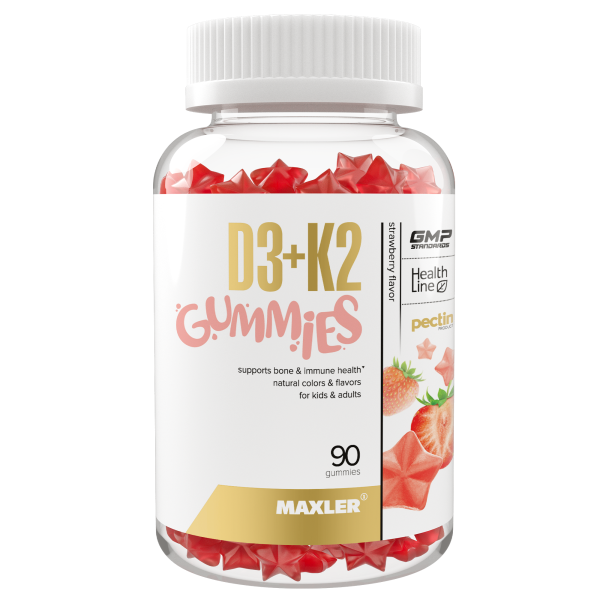 MAXLER D3K2 Gummies 90 — купить в Хабаровске, спортивное питание 5LB