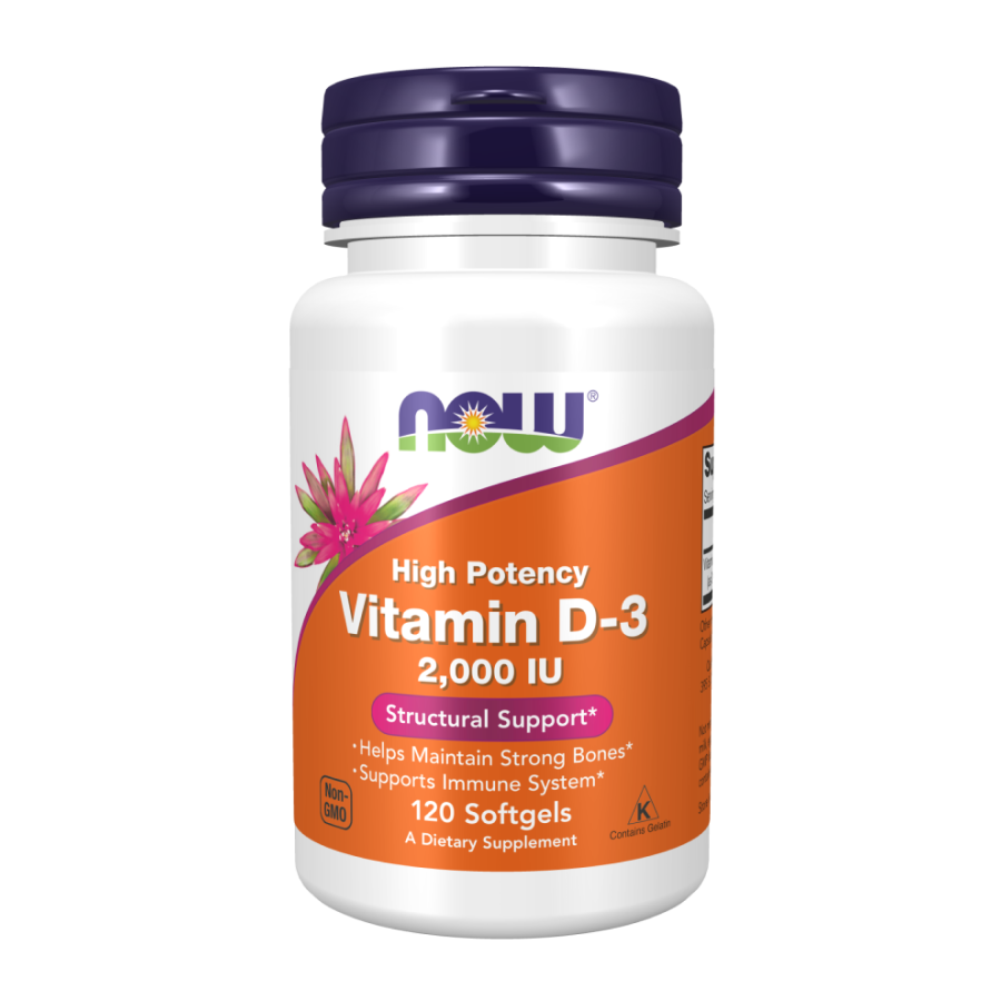 NOW Vitamin D-3 2000 IU High Potency