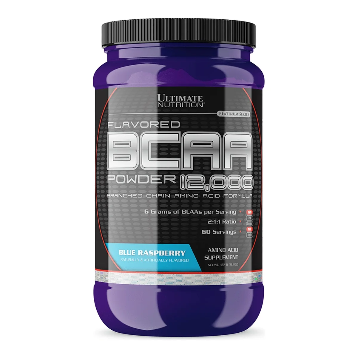 БЦАА Ultimate Nutrition BCAA 12000 457г (Голубая малина)