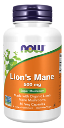 NOW ORG LION'S MANE MUSHROOM
